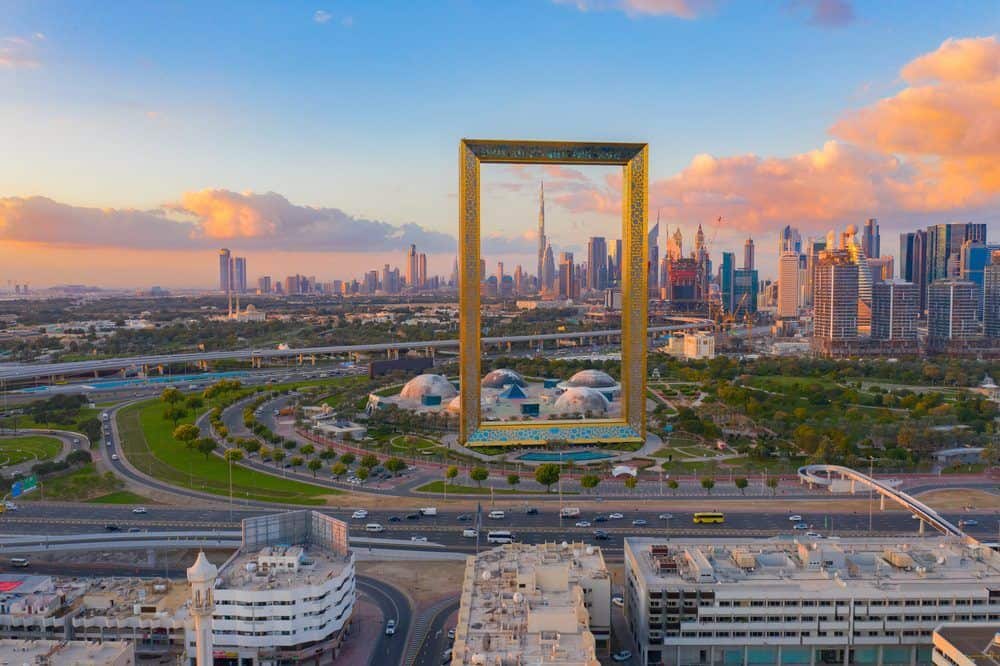 vista aerea de Dubai vista aérea de Dubái - fabricación aditiva