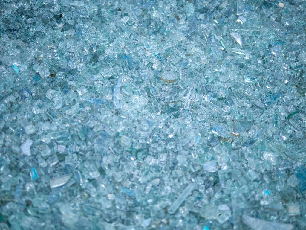 vidrio reciclado como material de impresion 3D