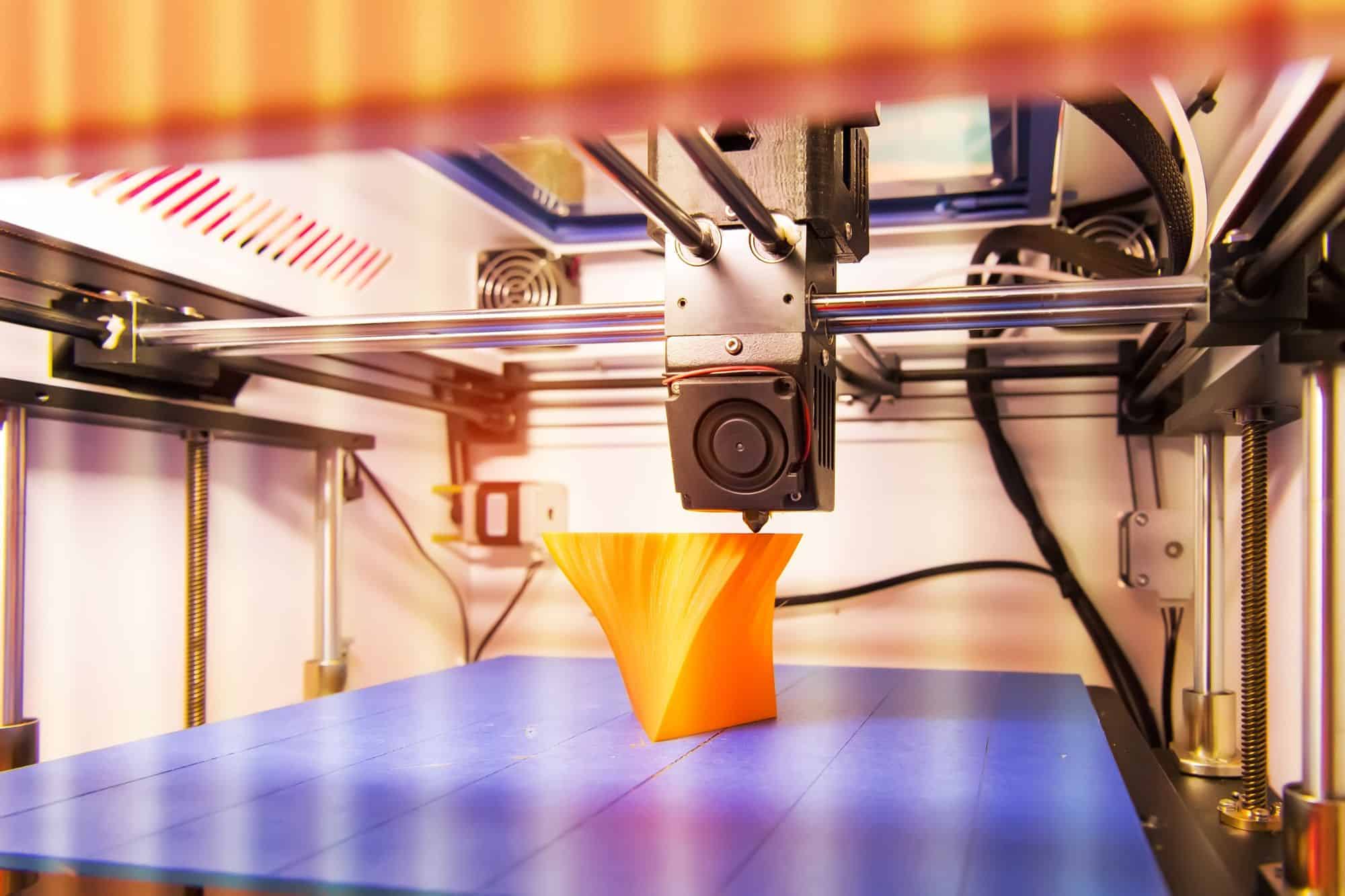 Impresión de objetos de impresora 3D - impresora 3d industrial detalle