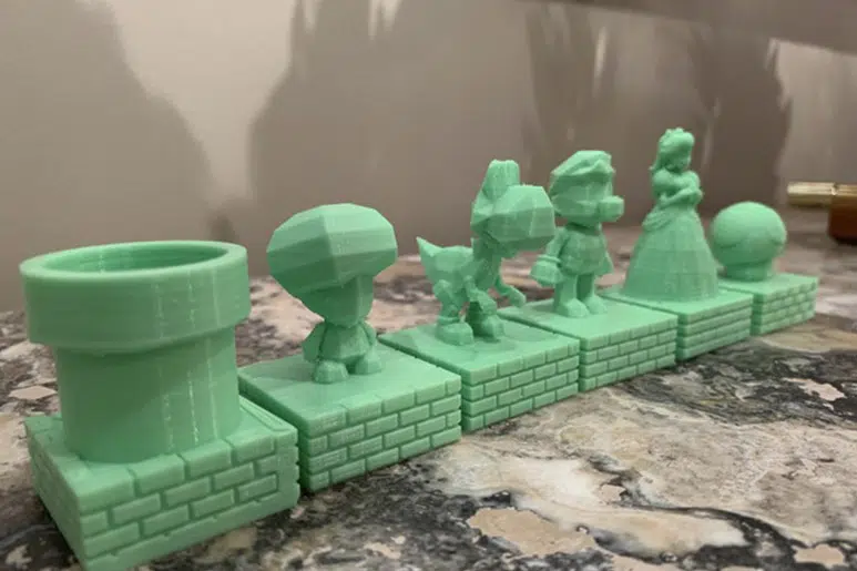 Super Mario. Fuente: Thingiverse